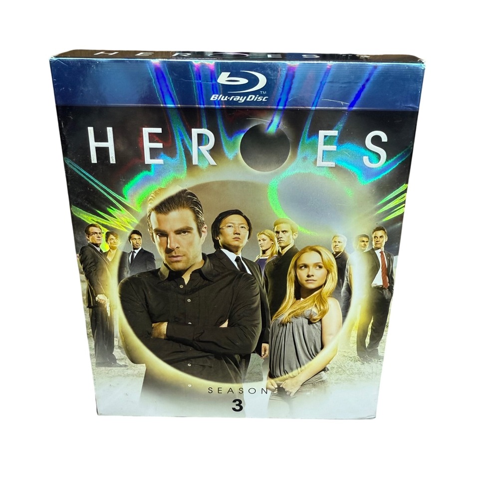 Heroes Season 3 Complete Blu Ray Disc‎ TV Series Collection Box Set